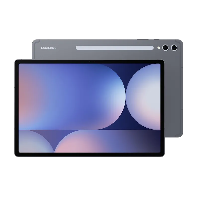 Cận cảnh mặt trước và mặt sau của máy tính bảng Samsung Galaxy Tab S10 Plus
