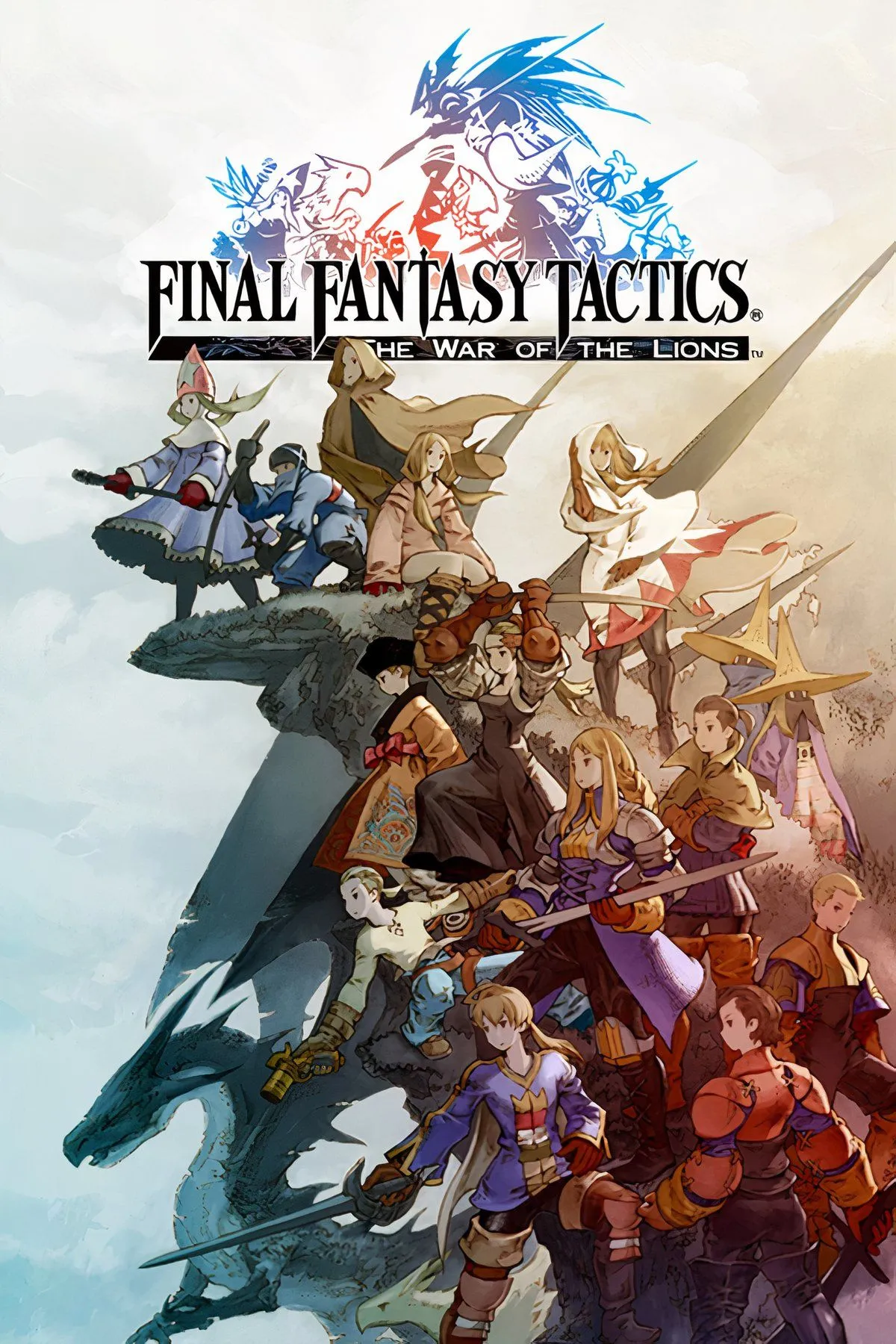Cảnh chiến đấu và các nhân vật từ Final Fantasy Tactics: The War of the Lions