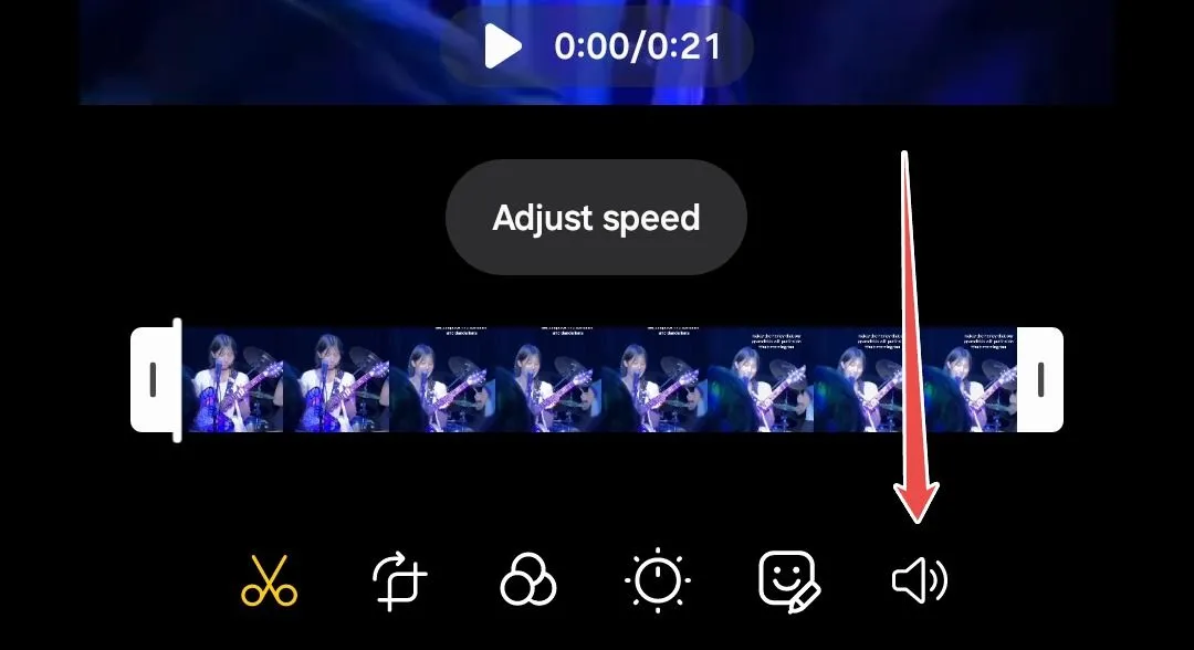 Chỉnh sửa video trong Thư viện Samsung