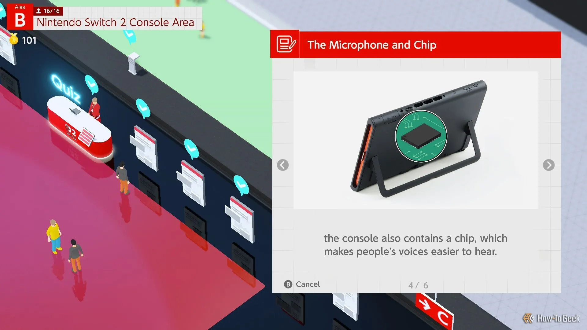 Chip microphone chuyên dụng của Nintendo Switch 2 được giới thiệu trong &quot;Welcome Tour&quot;