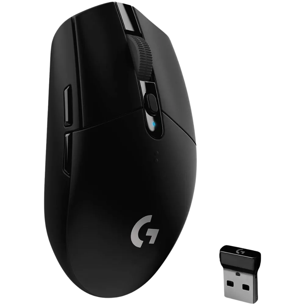 Chuột chơi game không dây Logitech G305 LIGHTSPEED màu đen.
