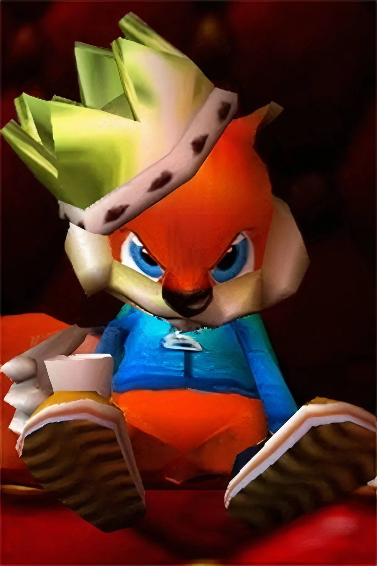 Conker's Bad Fur Day với đồ họa đầy màu sắc và nhân vật sóc Conker, nổi tiếng với sự hài hước đen tối