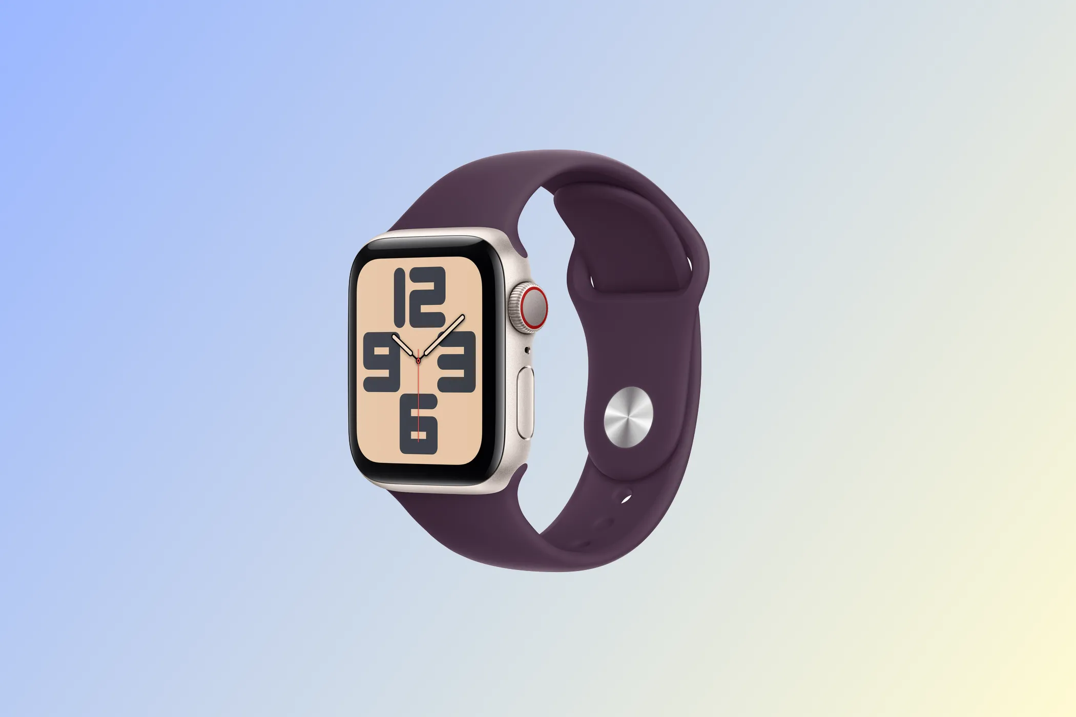 Dây đeo Apple Sport Band bằng silicone với cơ chế gài khóa tiện lợi