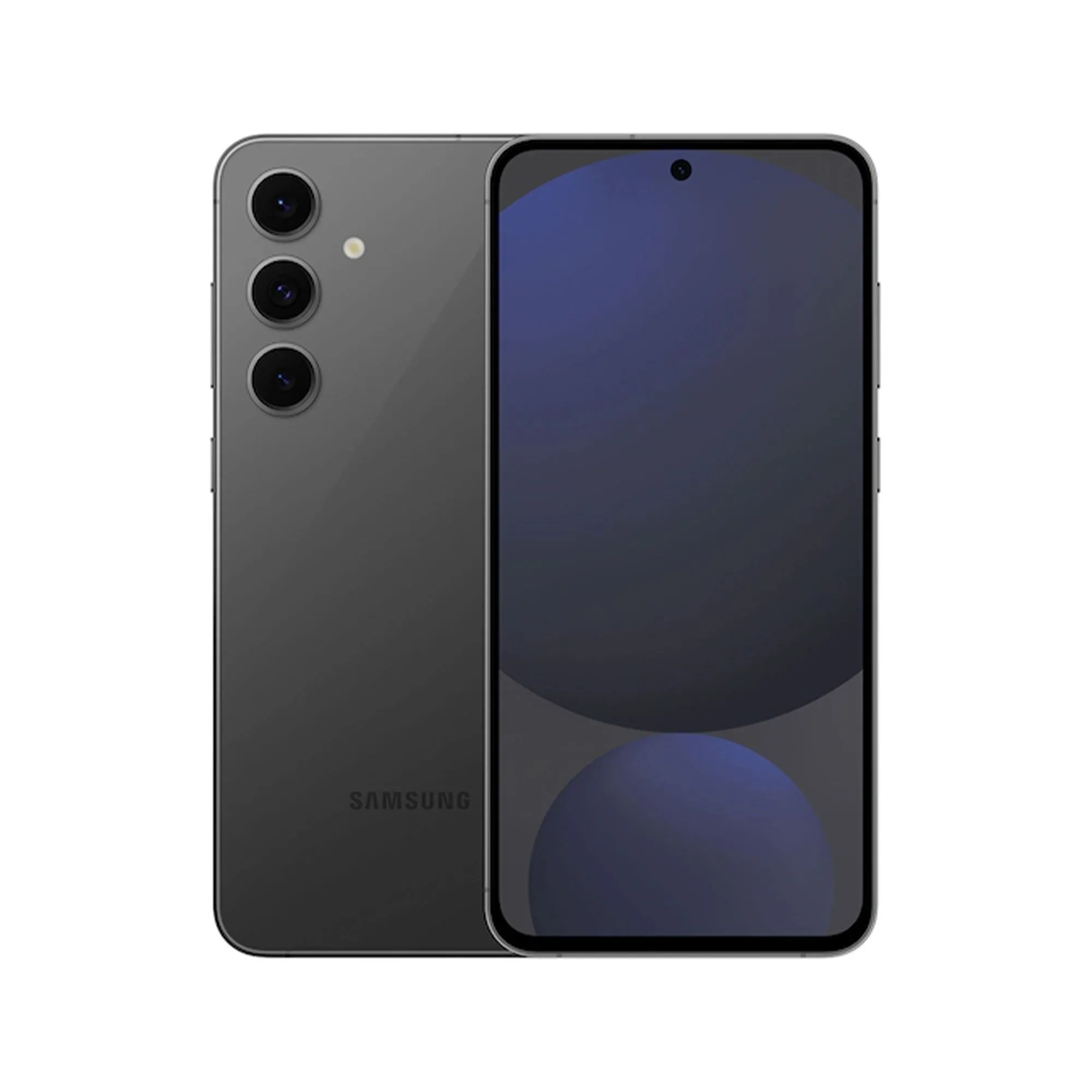 Điện thoại Samsung Galaxy S24 FE trên nền trắng.