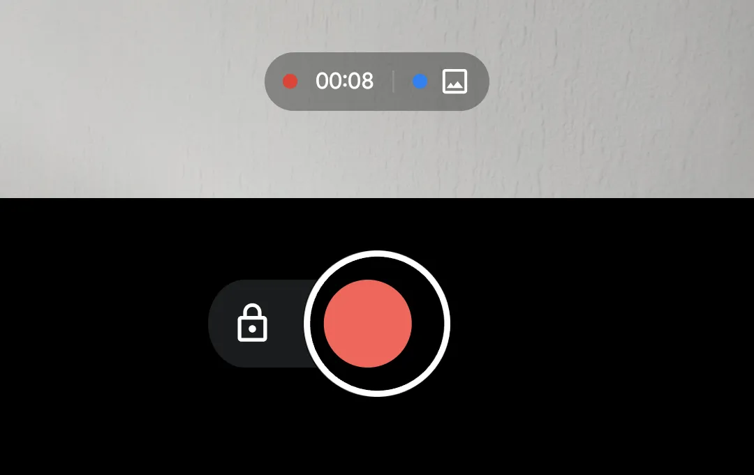 Ghi hình video nhanh chóng từ chế độ chụp ảnh trên camera Pixel.