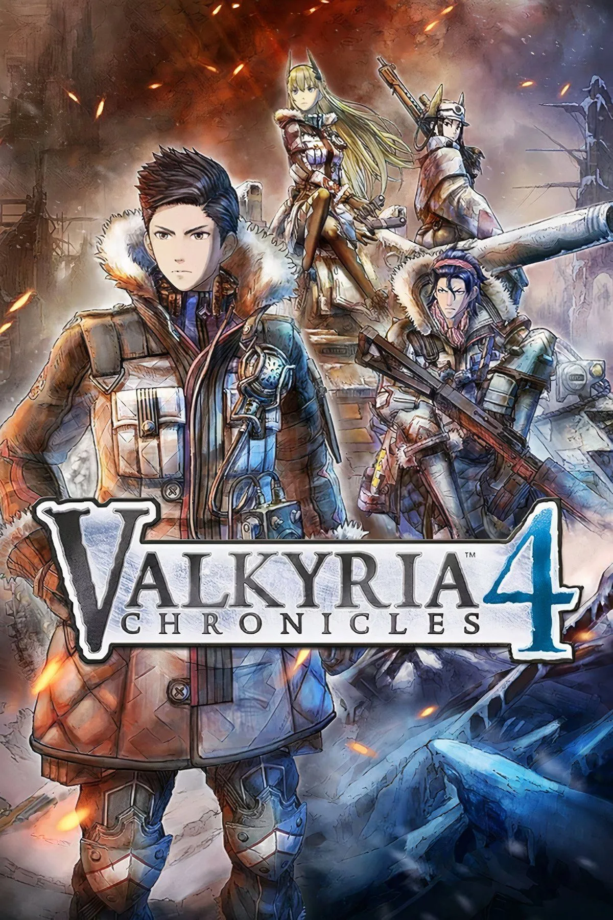 Giao diện chiến đấu với các đơn vị quân trên chiến trường của Valkyria Chronicles 4