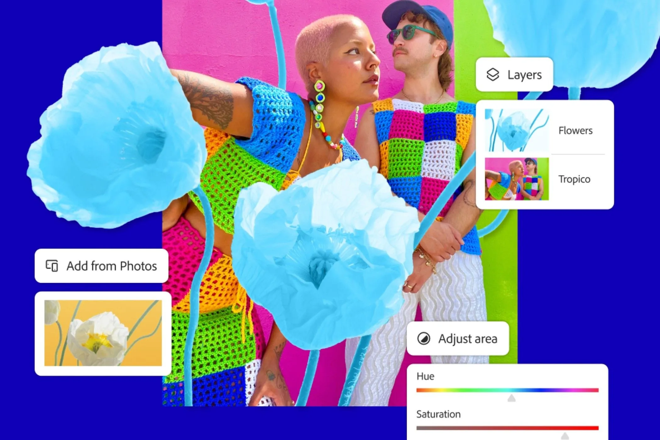 Giao diện chỉnh sửa ảnh chi tiết trên ứng dụng Photoshop dành cho iPhone, thể hiện các lớp và công cụ chuyên nghiệp