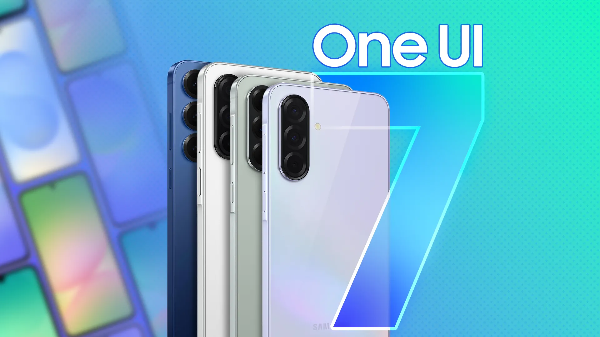 Giao diện One UI trên các điện thoại Samsung Galaxy, minh họa tính năng One UI 7