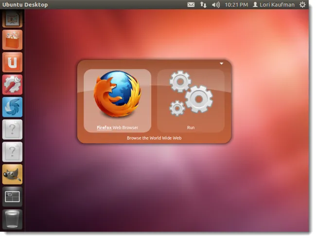 Giao diện ứng dụng Gnome Do trên Linux, biểu tượng cho phần mềm mã nguồn mở cũ không được duy trì