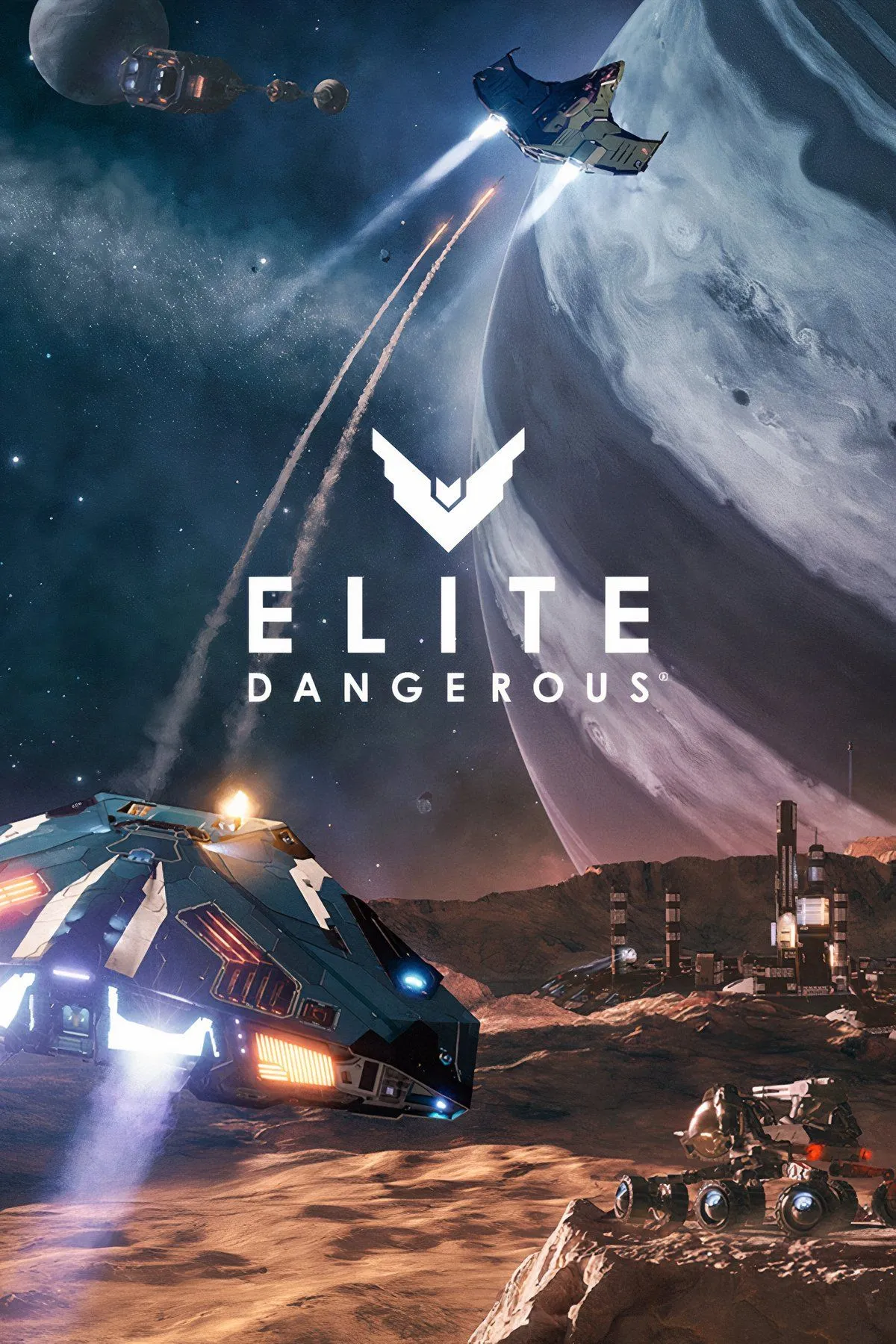 Góc nhìn buồng lái khi điều khiển phi thuyền trong Elite Dangerous