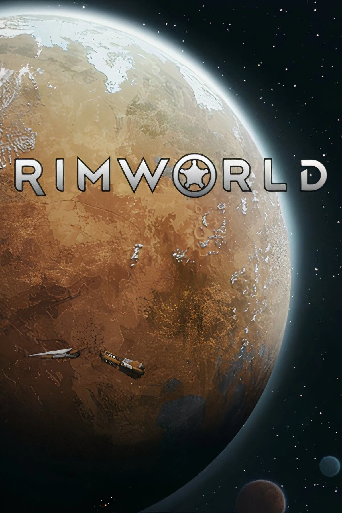 Góc nhìn tổng quan một thuộc địa trong RimWorld với các công trình, tường thành và colonists