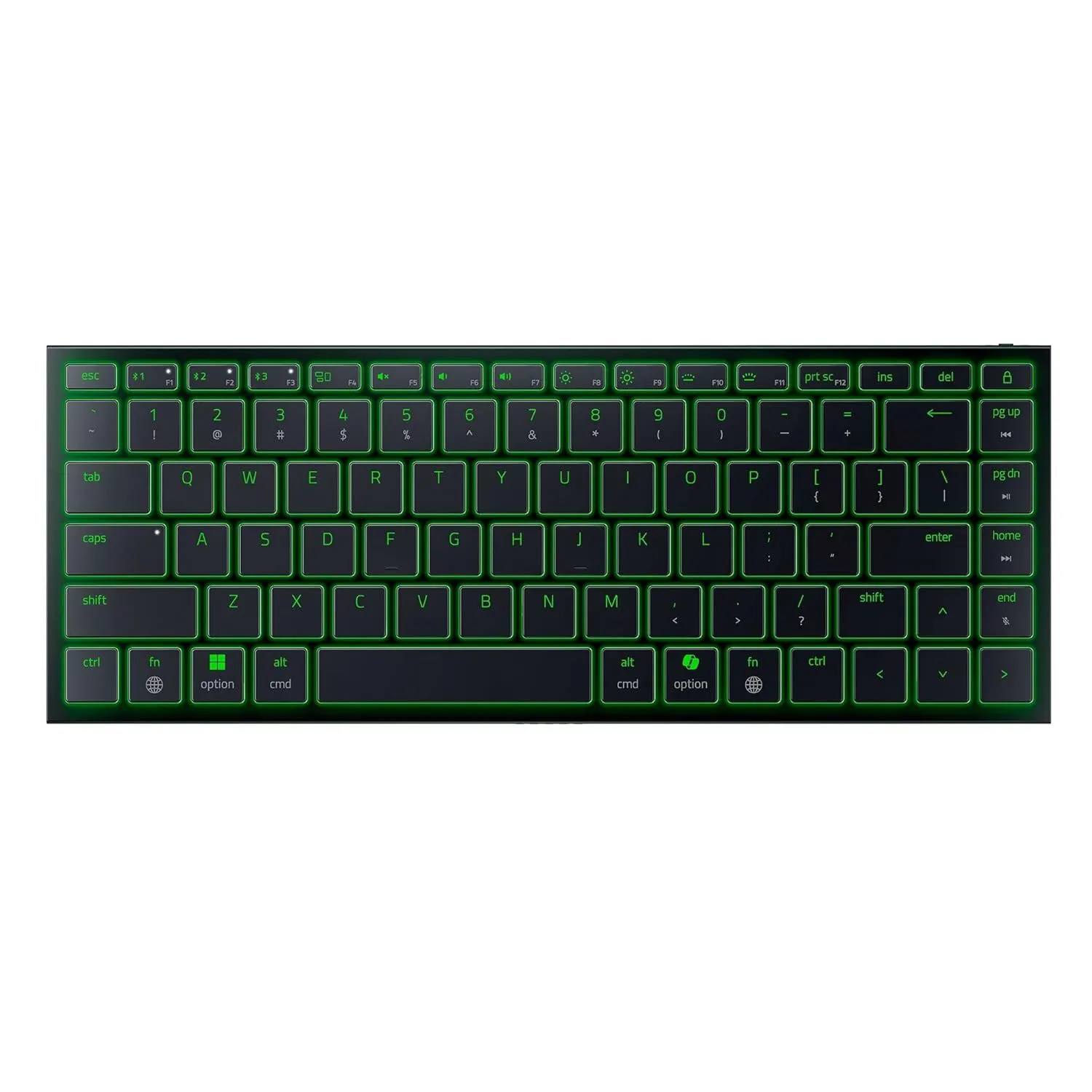 Hình ảnh bàn phím Razer Joro thể hiện thiết kế nhỏ gọn và cao cấp