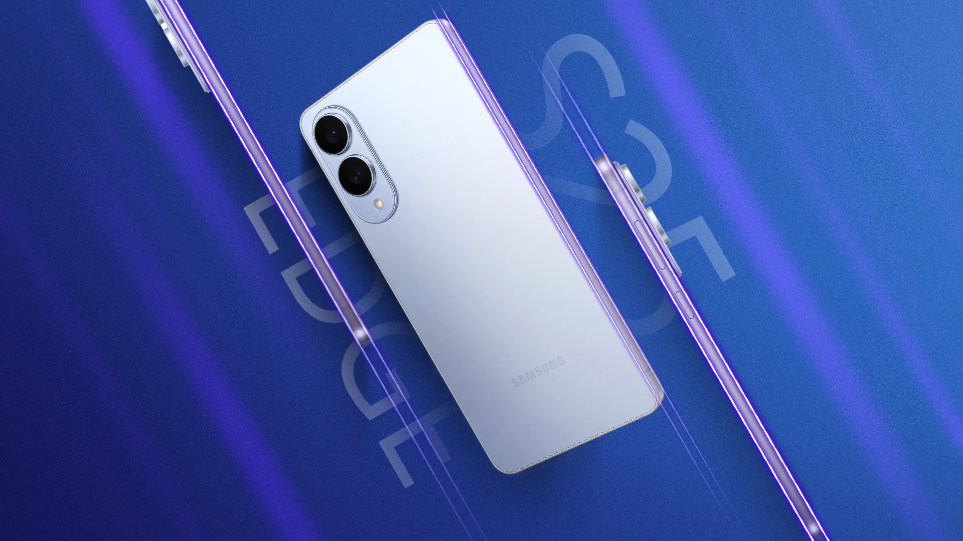 Hình ảnh Galaxy S25 Edge với thiết kế siêu mỏng nhìn từ nhiều góc độ khác nhau