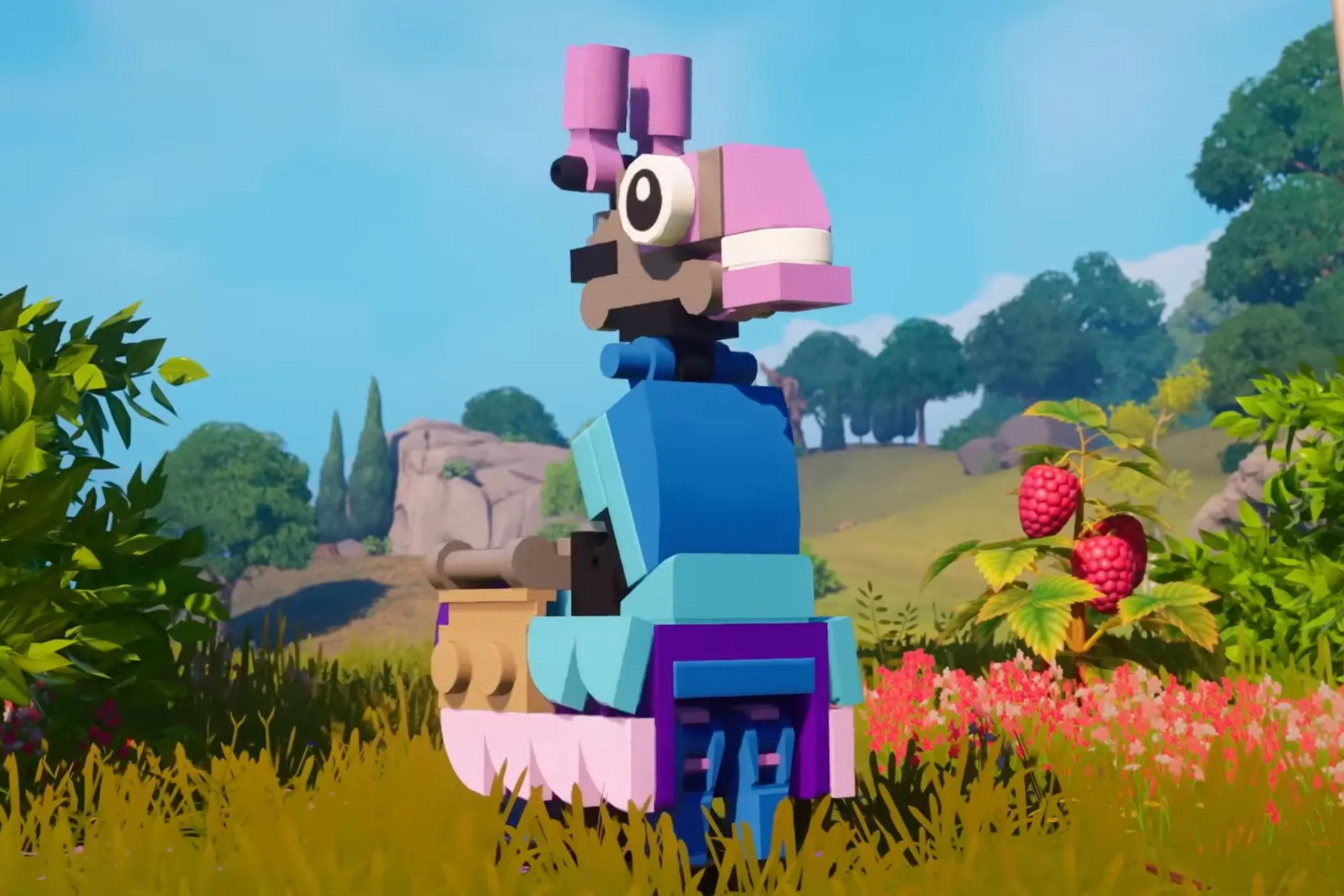 Hình ảnh game Fortnite với yếu tố Lego, minh họa một trong những tựa game nổi bật của Epic Games.