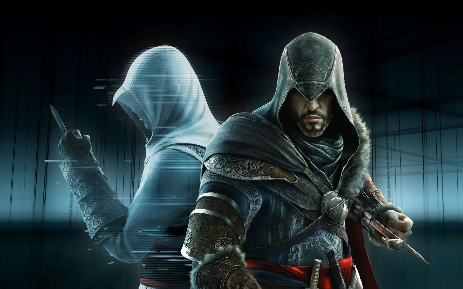 Hình ảnh nhân vật Ezio Auditore trong Assassin's Creed Revelations, thể hiện bối cảnh Constantinople lịch sử và kiến trúc độc đáo.