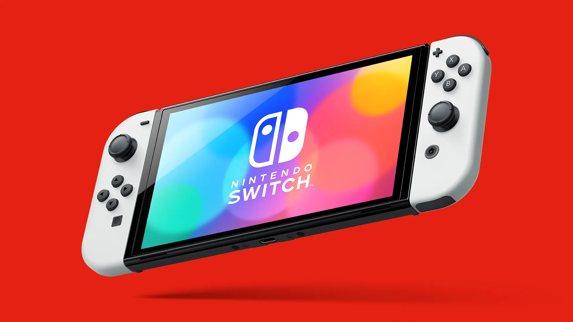 Hình ảnh phiên bản Nintendo Switch OLED với màn hình rực rỡ.