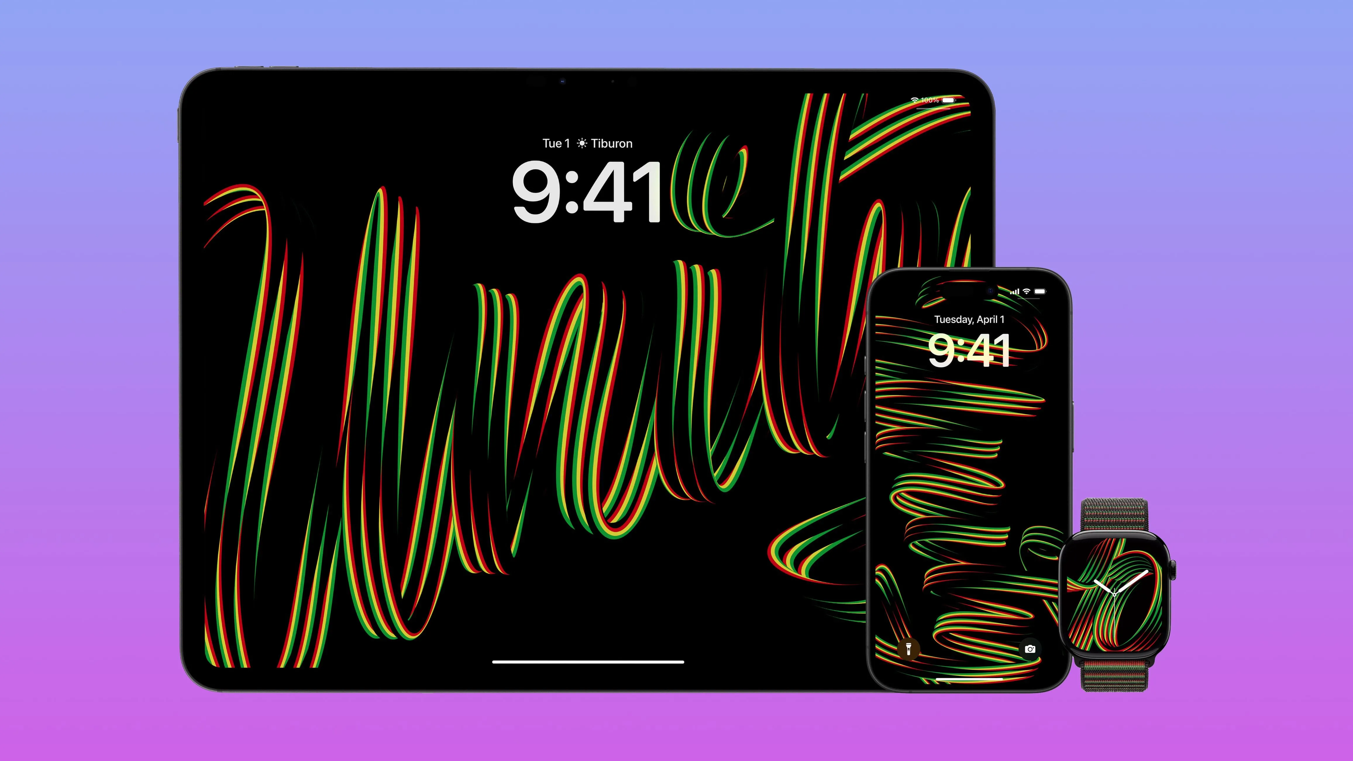 Hình nền &quot;Unity Rhythm&quot; mới trên iPhone, iPad và mặt đồng hồ Apple Watch iOS 18.3