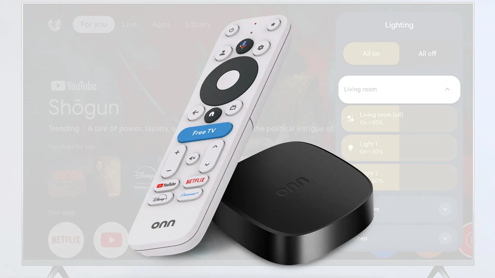 Hộp Google TV Onn 4K Plus của Walmart
