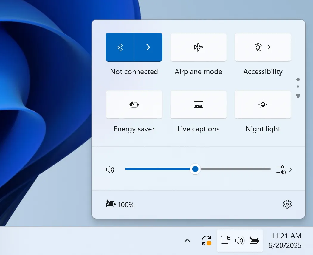 Hướng dẫn tắt Bluetooth trên máy tính Windows thông qua biểu tượng ở góc thanh tác vụ