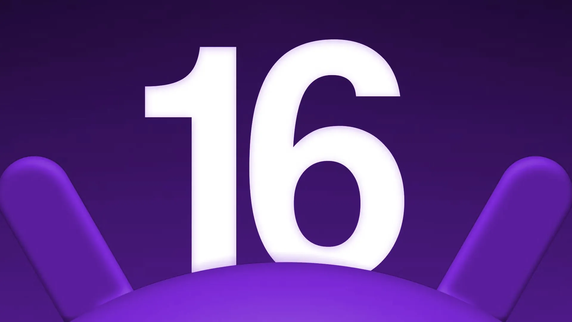 Logo Android màu tím, đại diện cho hệ điều hành và các cập nhật tính năng mới như Notification Cooldown