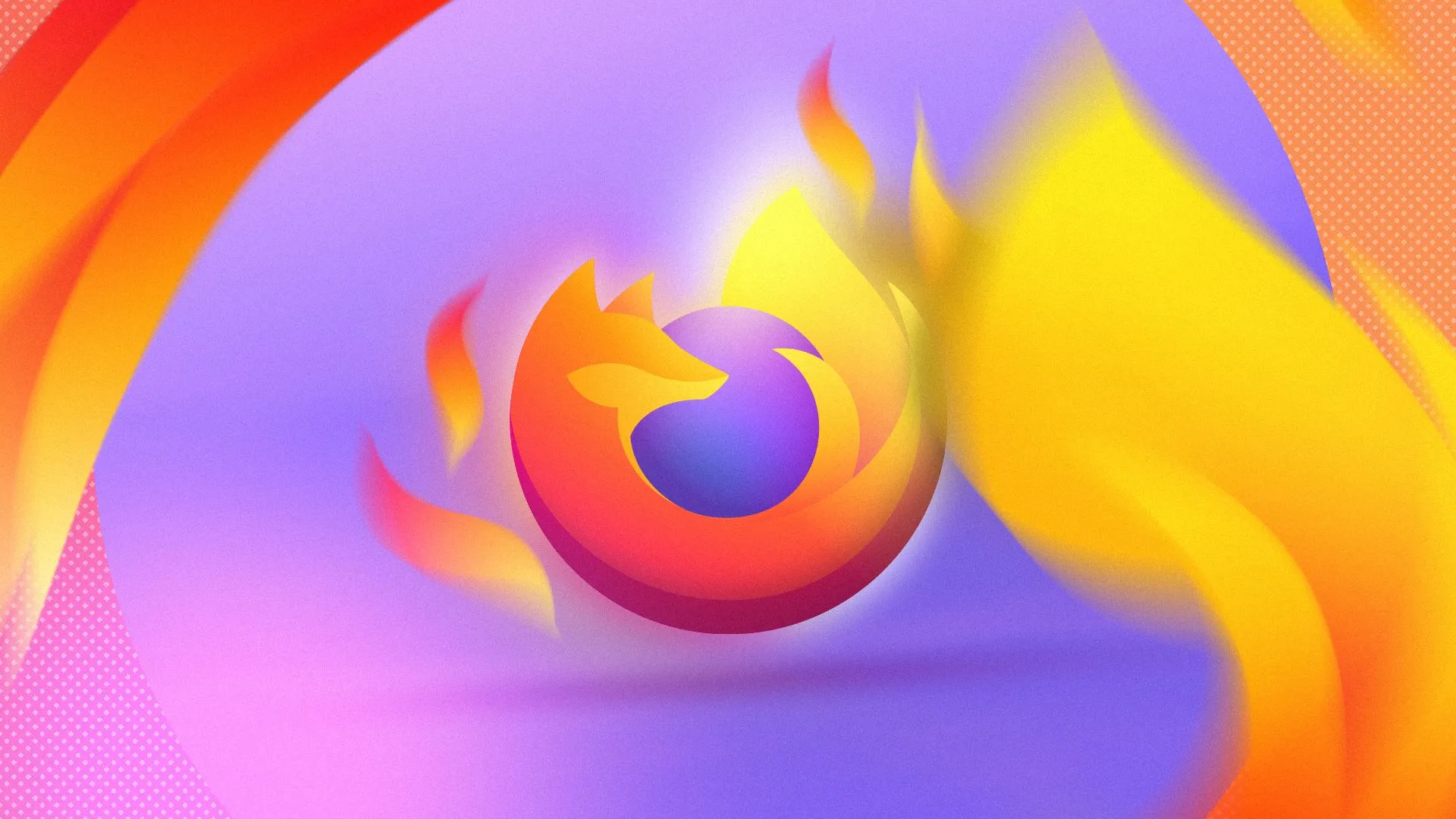 Logo trình duyệt Firefox với ngọn lửa bao quanh, biểu tượng cho tốc độ và quyền riêng tư.