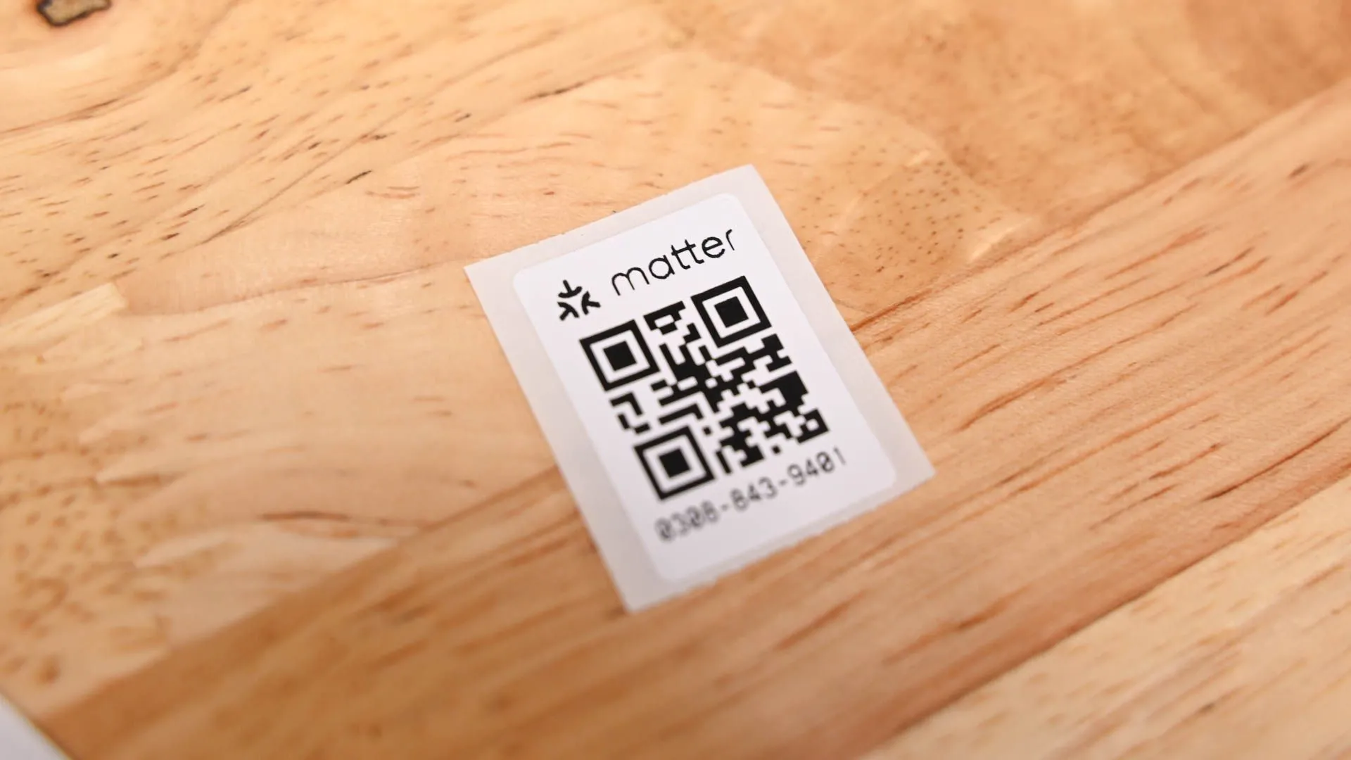 Mã QR của Matter dùng để thiết lập công tắc đèn thông minh Tapo Smart WiFi Light Switch.