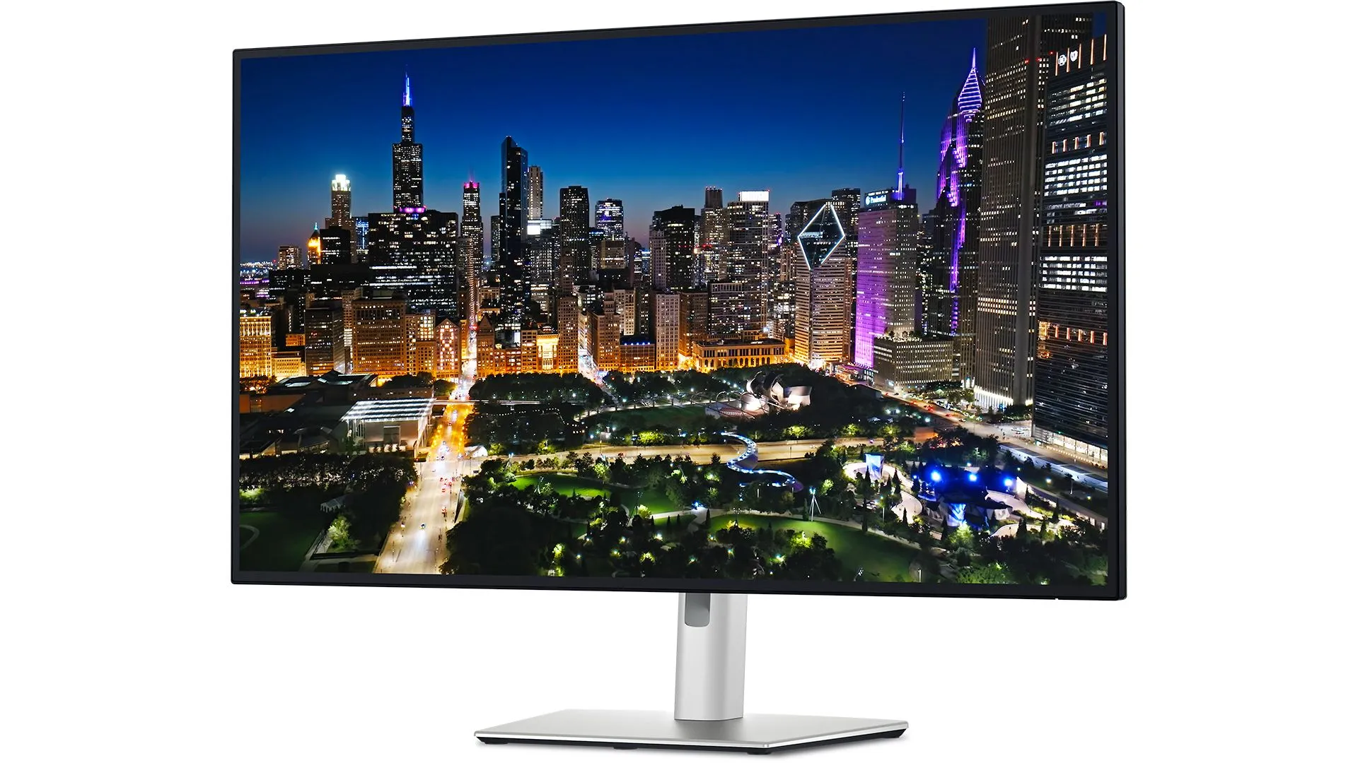 Màn hình Dell UltraSharp 4K Thunderbolt Hub Monitor hiển thị các tùy chỉnh độ sáng, tương phản, màu sắc