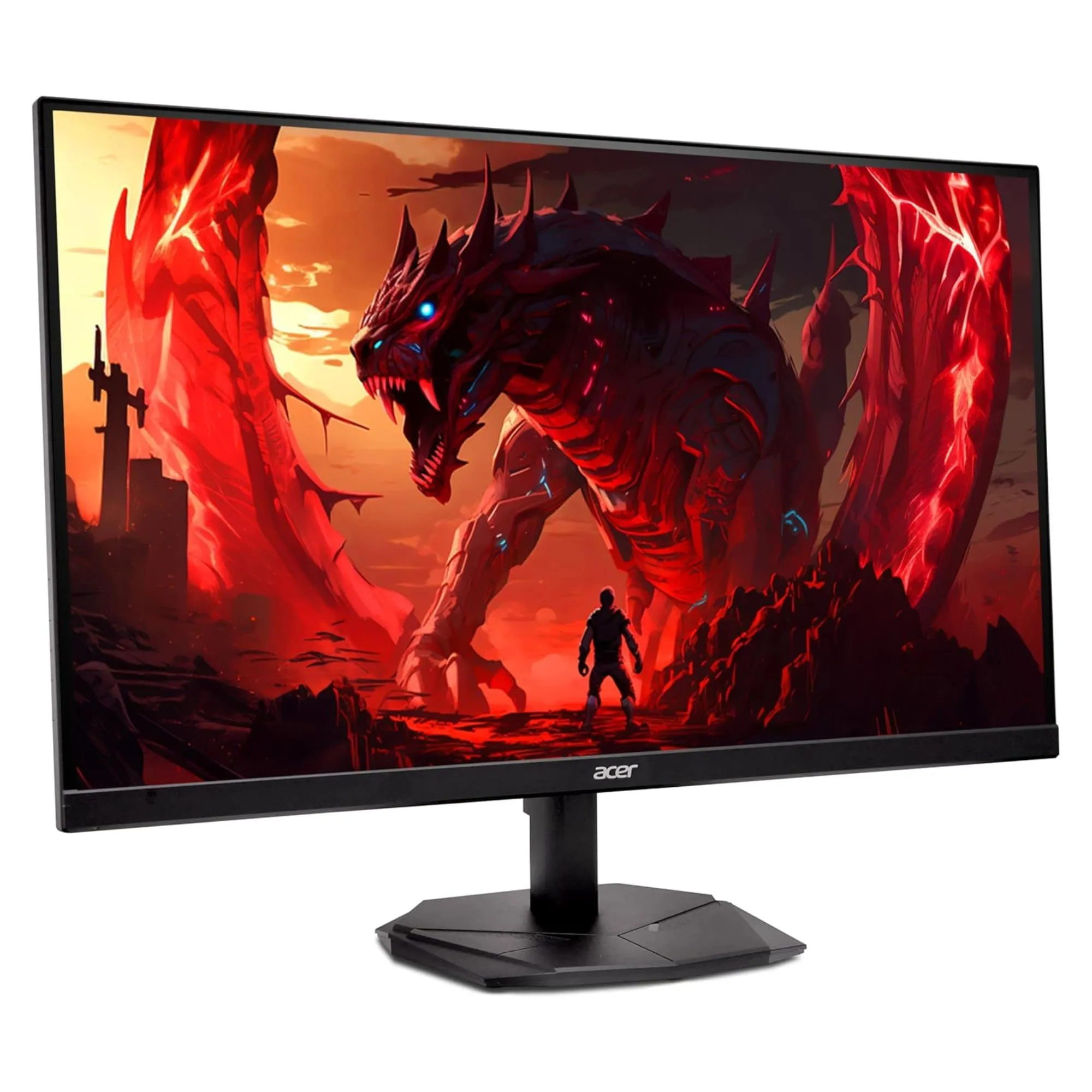 Màn hình gaming Acer Nitro 27 inch 1440p 180Hz màu đen trên chân đế