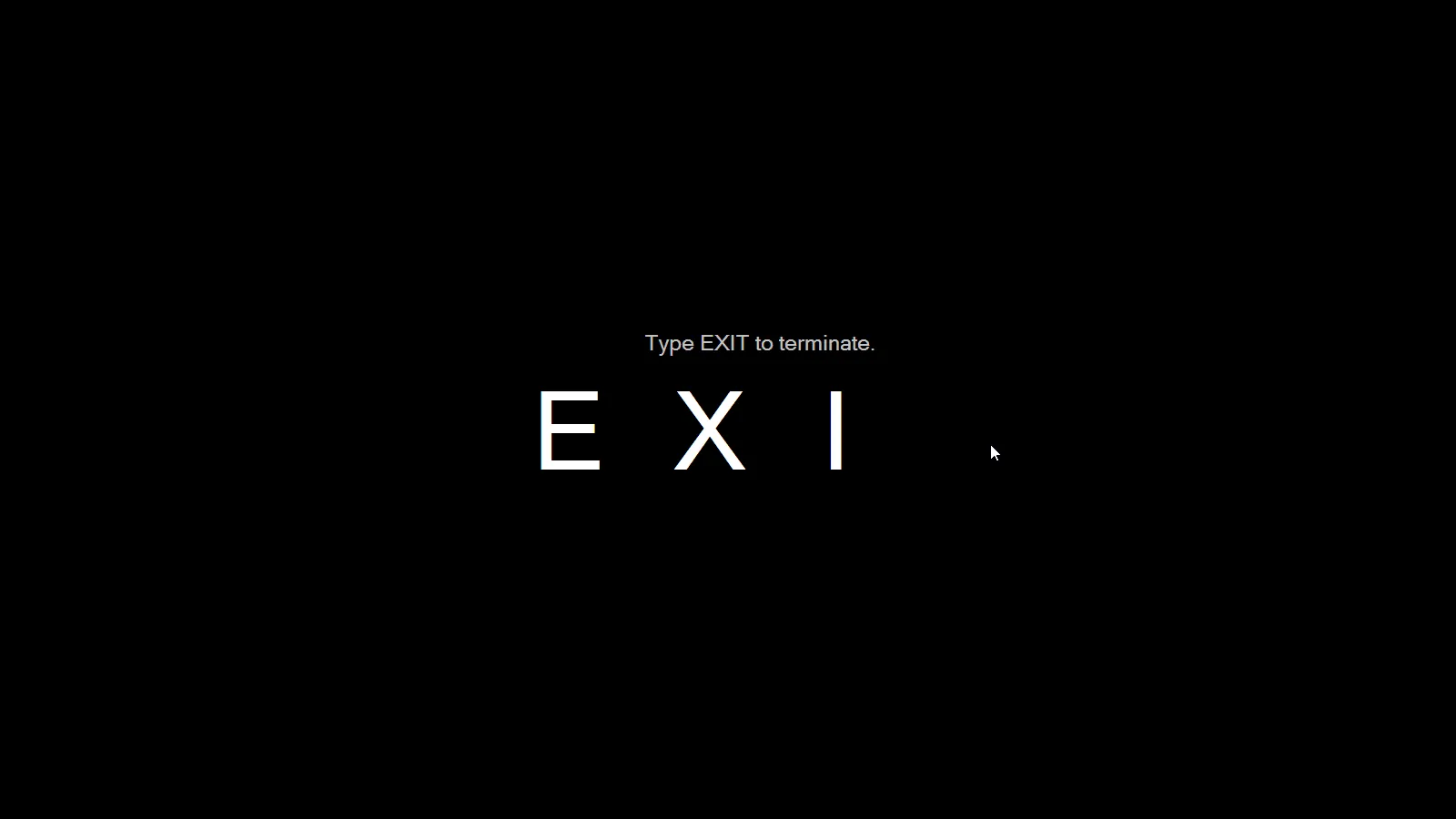 Màn hình giao diện ứng dụng CleanMyKeyboard trên Windows, hiển thị yêu cầu gõ &quot;exit&quot; để thoát