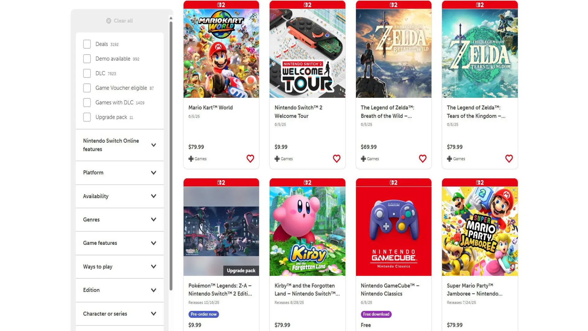Màn hình hiển thị trò chơi trên máy chơi game Nintendo Switch 2, thể hiện chất lượng đồ họa.