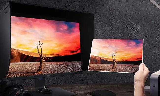 Màn hình siêu rộng BenQ PD3420Q hiển thị nhiều ứng dụng cùng lúc, tối ưu cho người làm thiết kế đồ họa.