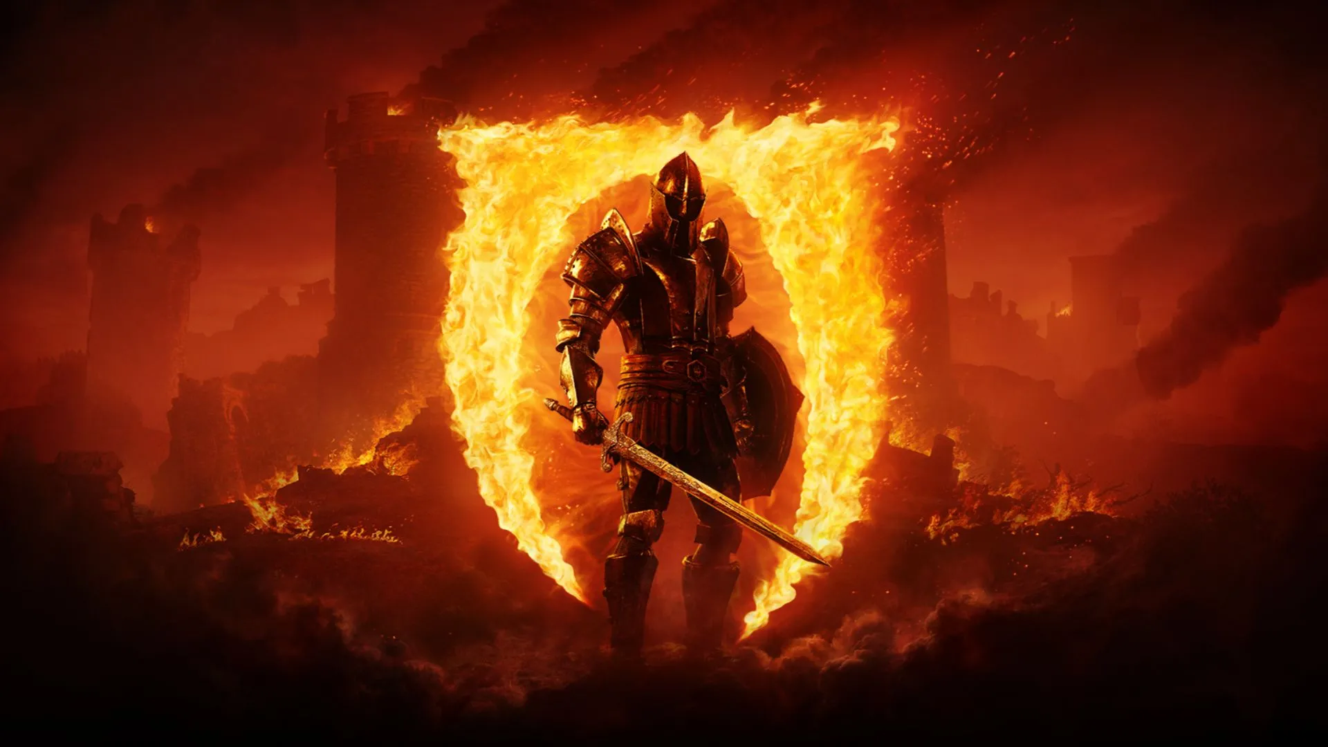 Màn hình tiêu đề của The Elder Scrolls IV: Oblivion Remastered, tựa game gây sốt thị trường 2025.