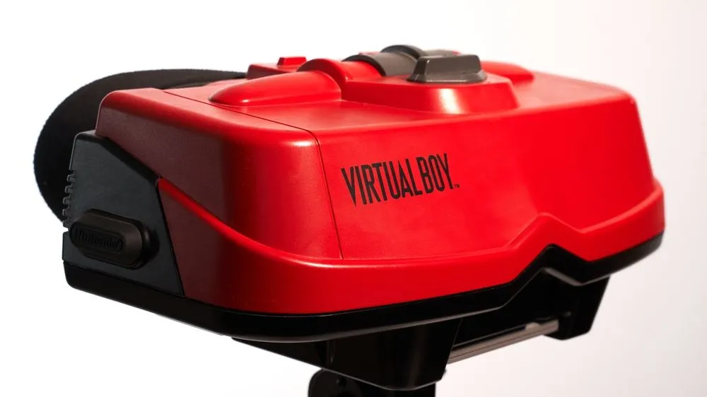 Máy chơi game thực tế ảo Nintendo Virtual Boy màu đỏ