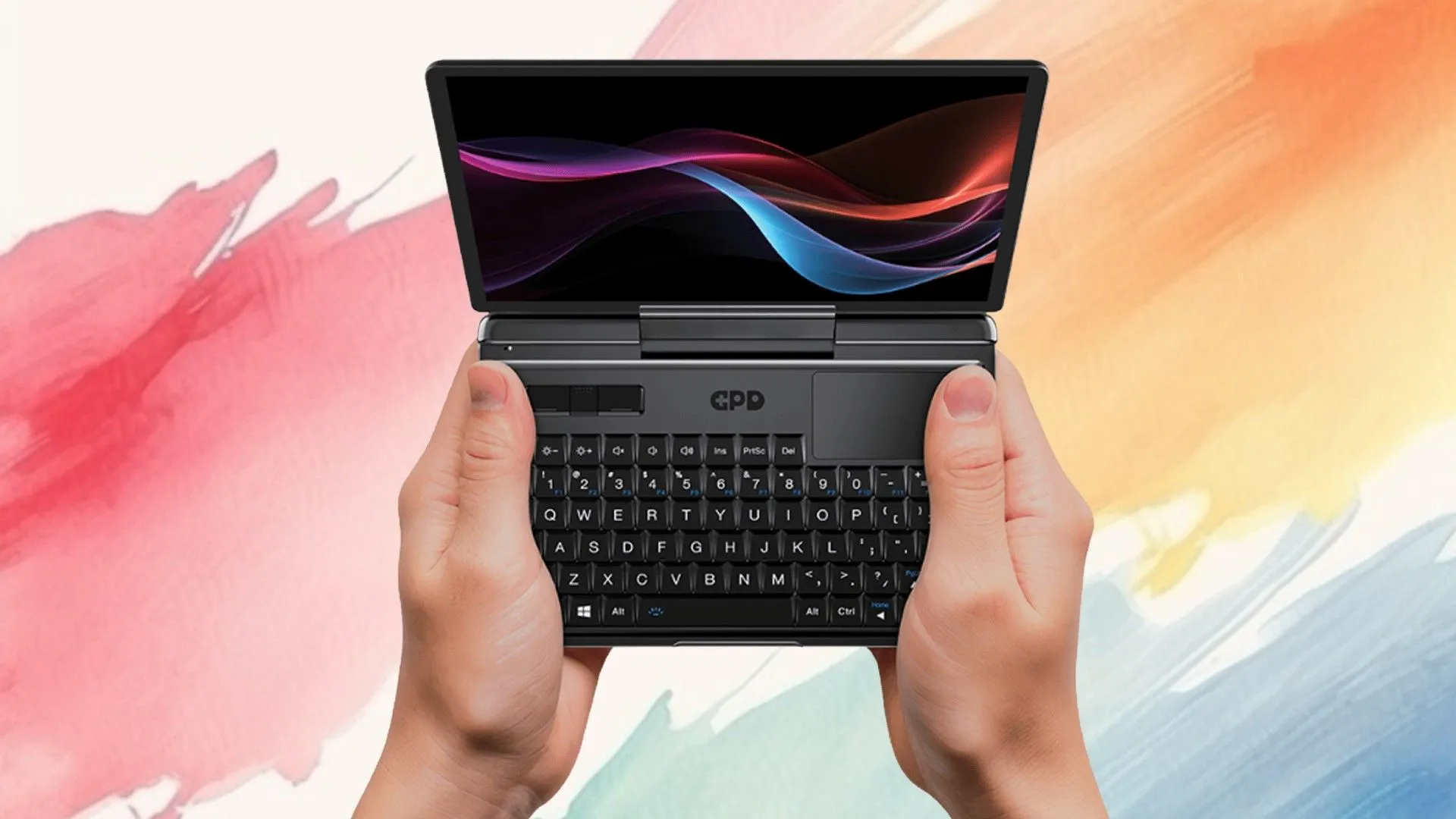 Máy tính cầm tay siêu nhỏ GPD Micro PC 2 với bàn phím đầy đủ nằm gọn trong lòng bàn tay
