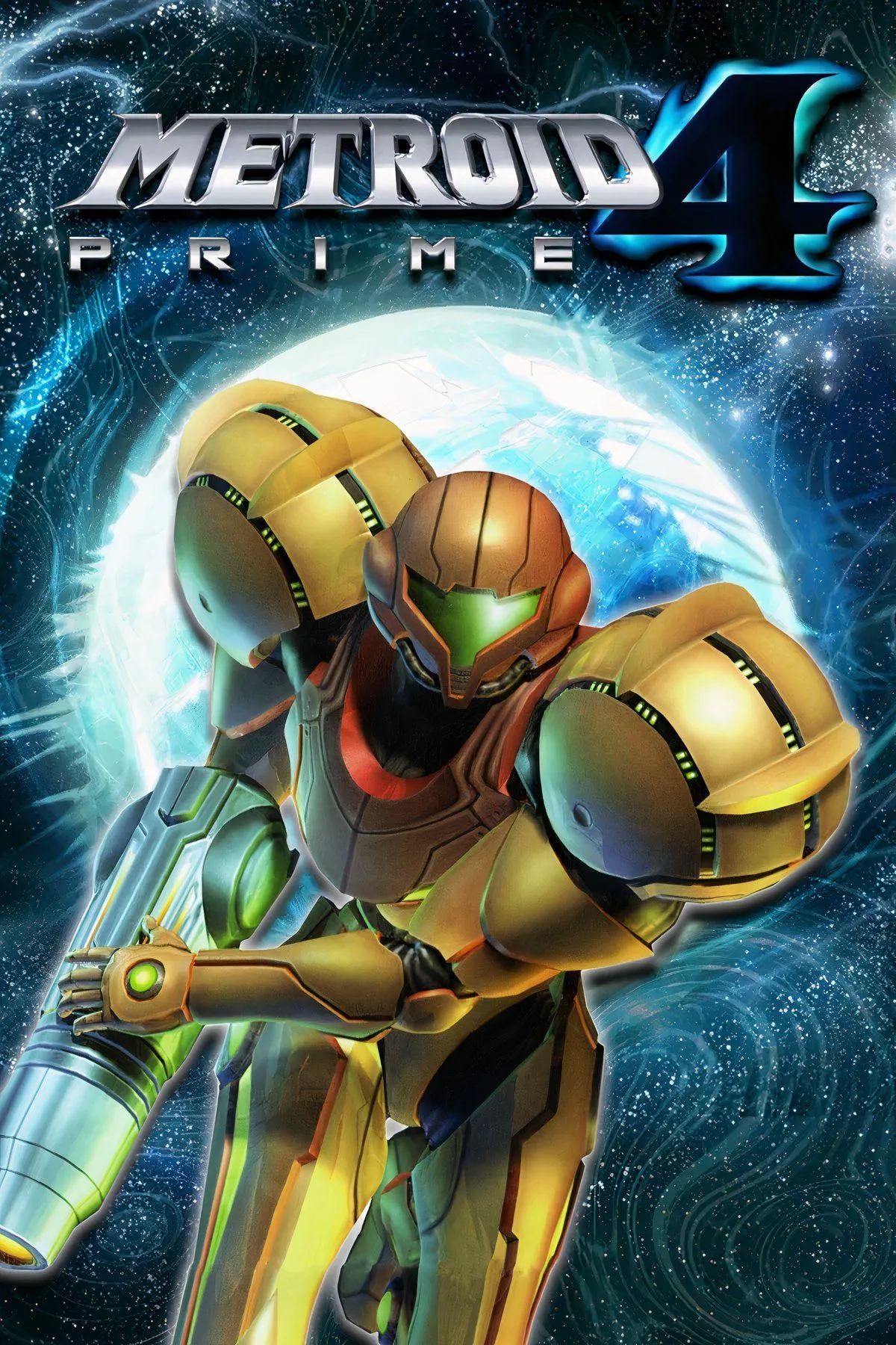 Metroid Prime 4: Beyond - Hình ảnh Samus Aran trong bộ giáp Power Suit mang tính biểu tượng, sẵn sàng chiến đấu trong không gian vũ trụ.