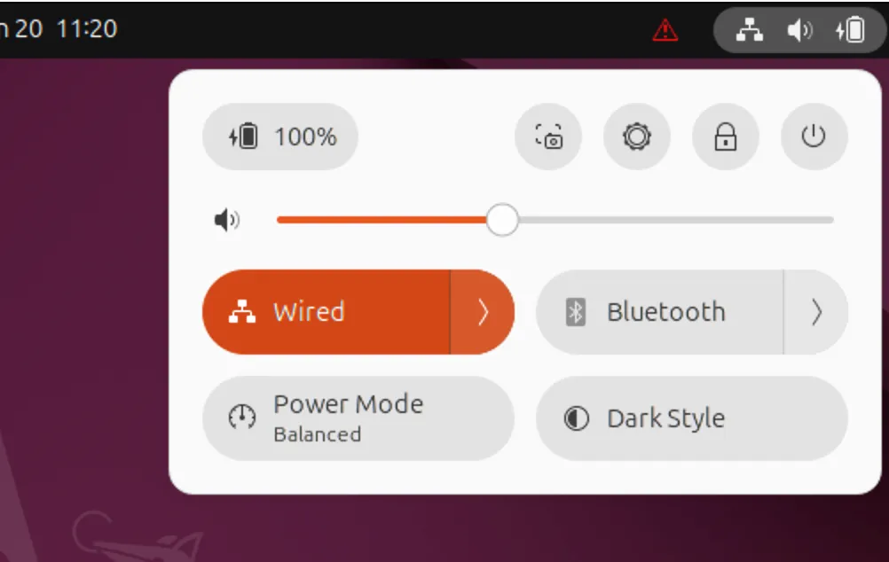 Minh họa cách vô hiệu hóa Bluetooth trên máy tính Linux (Ubuntu) từ khay hệ thống
