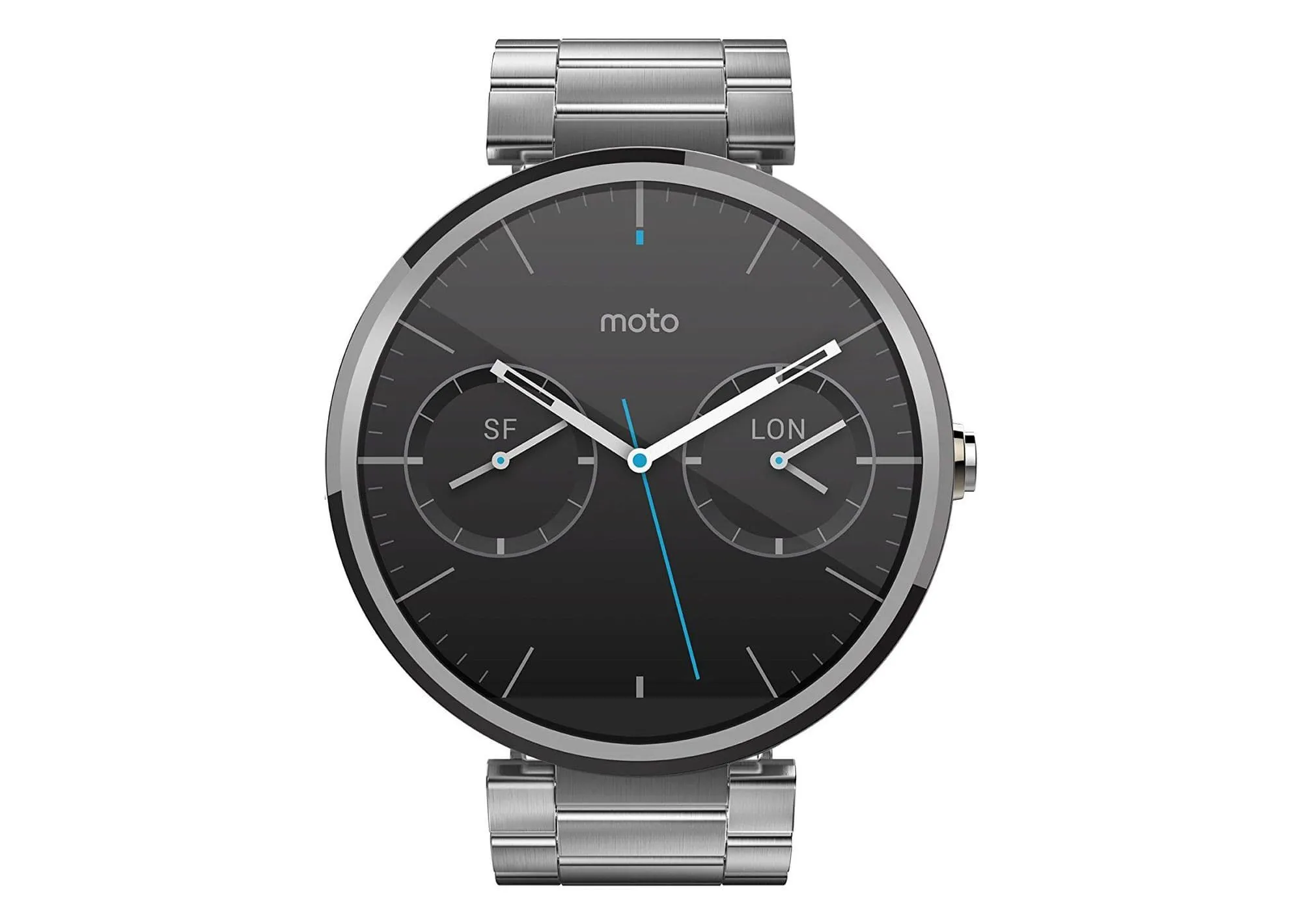 Moto 360 thế hệ đầu tiên bằng kim loại, chiếc đồng hồ thông minh mở đầu kỷ nguyên mới.