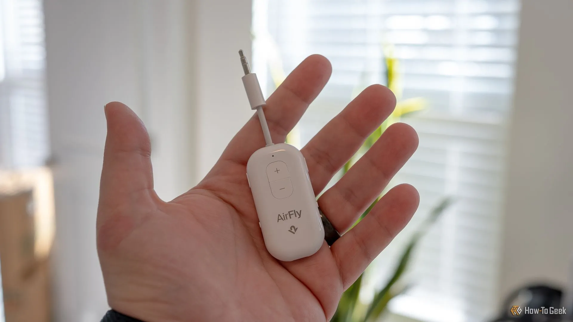 Người đang cầm Twelve South AirFly Pro 2