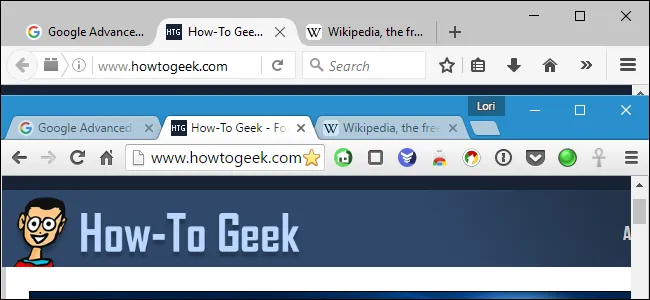 Nhiều tab trình duyệt Chrome và Firefox chồng chéo nhau gây khó khăn khi làm việc