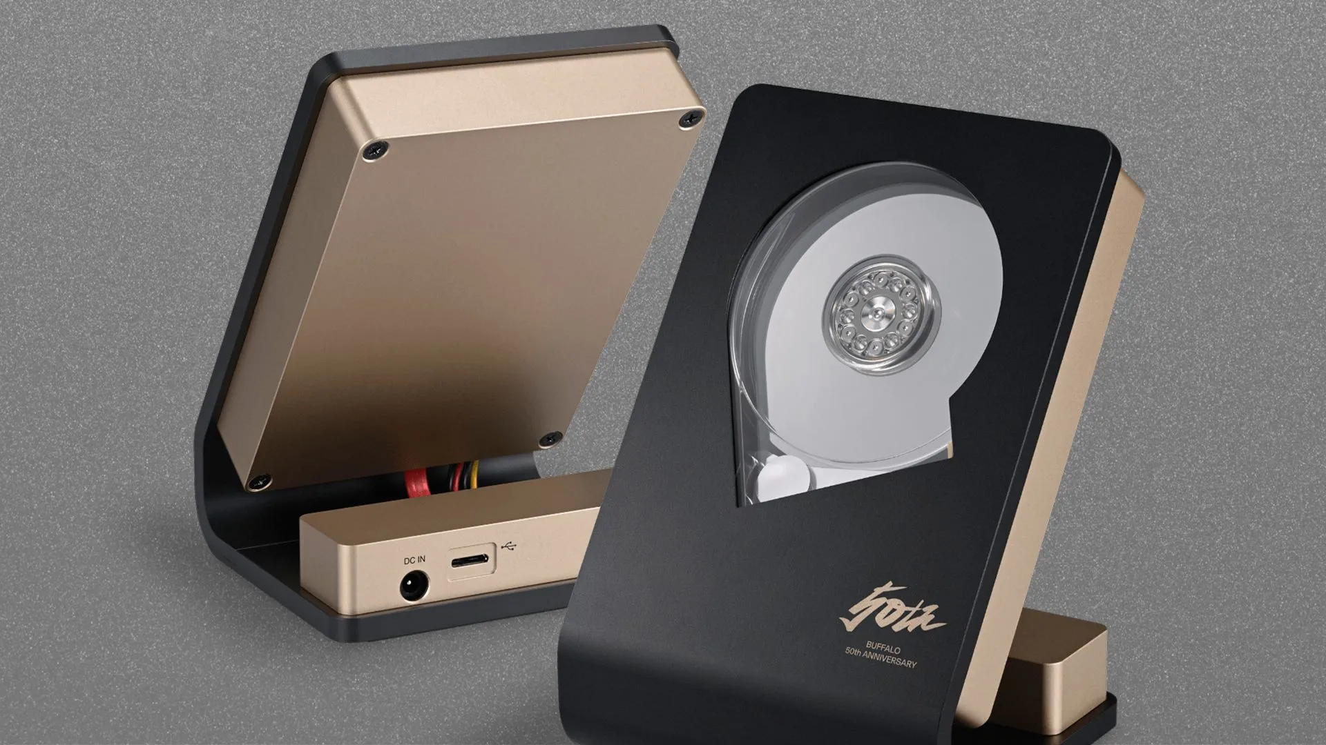 Ổ cứng HDD Buffalo HD-SKL Skeleton với vỏ trong suốt