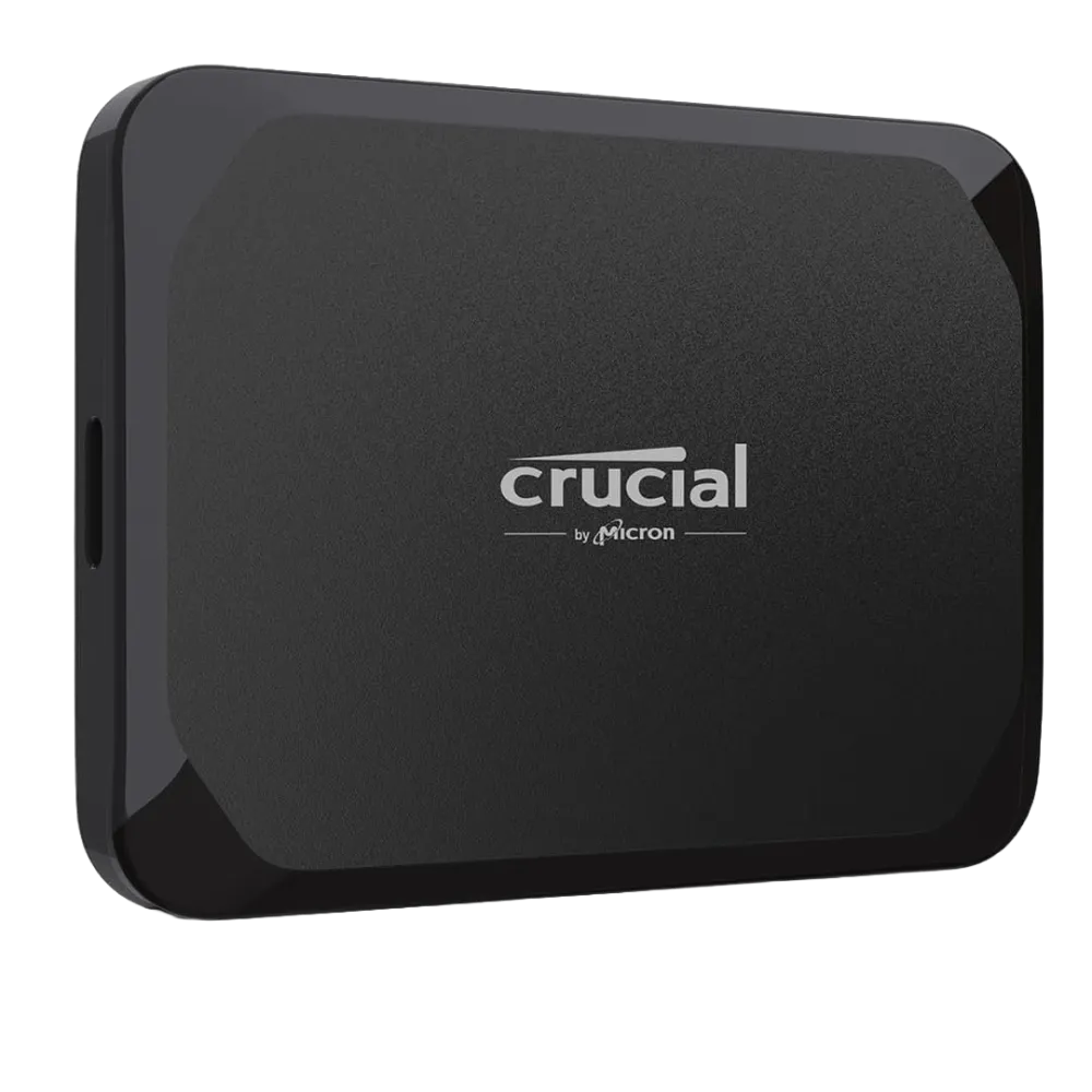 Ổ cứng SSD di động Crucial X9 1TB với thiết kế nhỏ gọn, màu đen