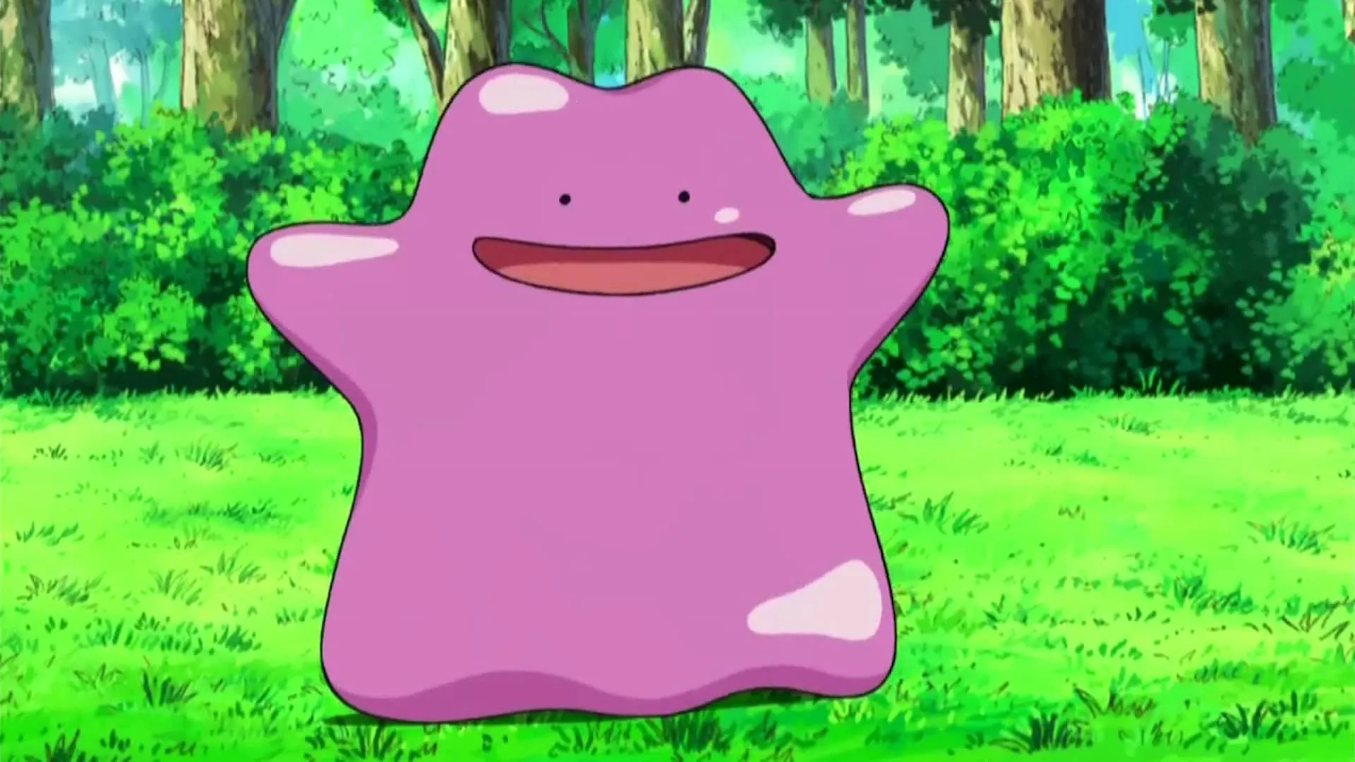 Pokémon Ditto trong series anime, với khả năng biến hình độc đáo và linh hoạt.