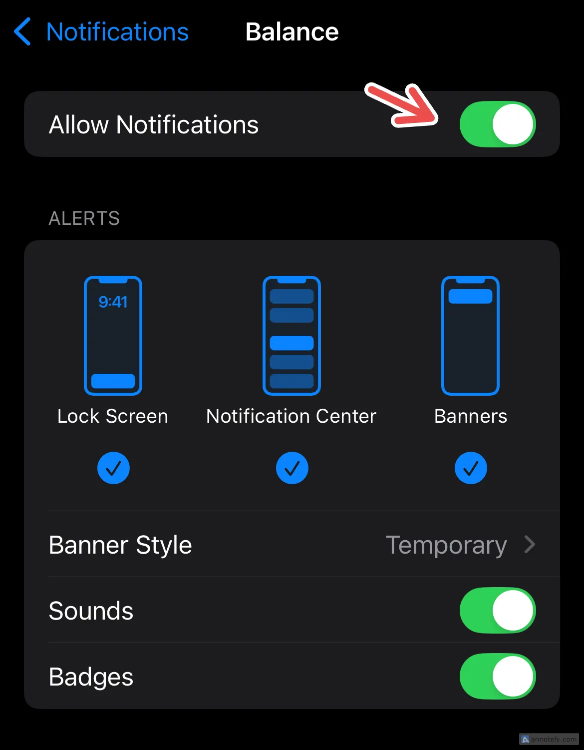 Quản lý thông báo trên iPhone