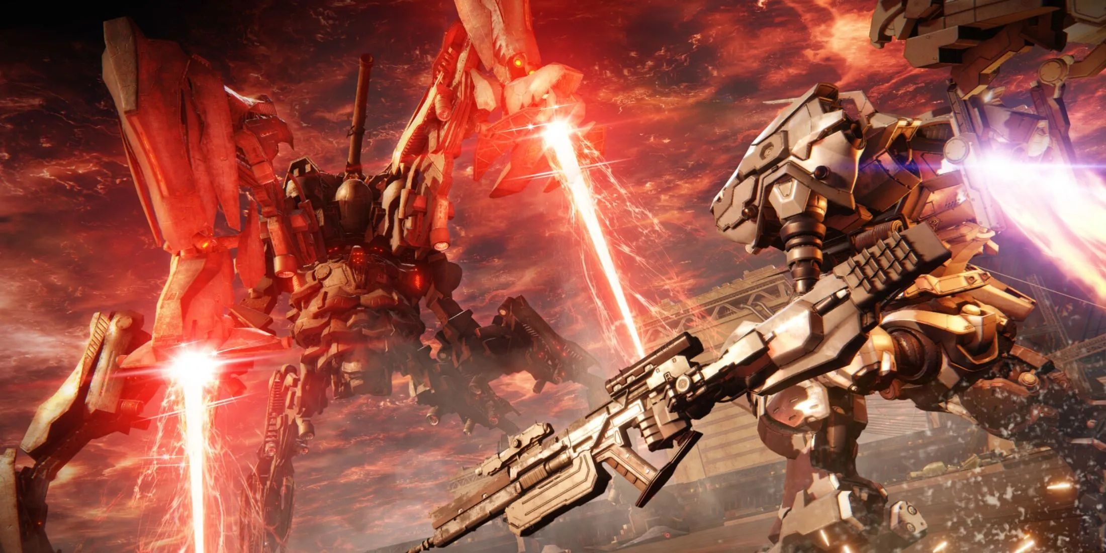 Robot mech chiến đấu tầm xa trong game Armored Core 6: Fires of Rubicon