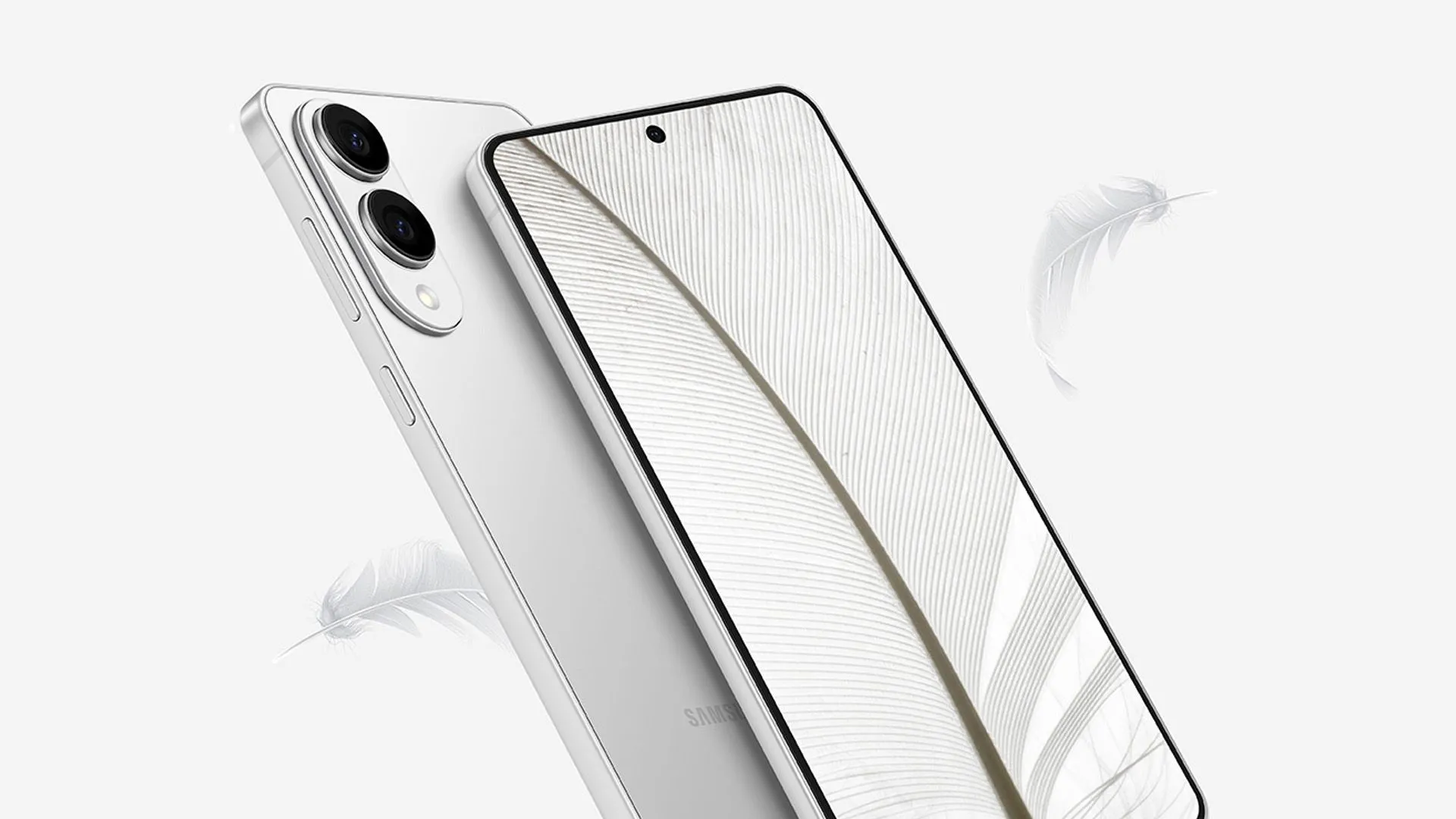 Samsung Galaxy S25 Edge màu xanh hiển thị màn hình chính, thể hiện thiết kế mỏng ấn tượng của dòng điện thoại cao cấp.