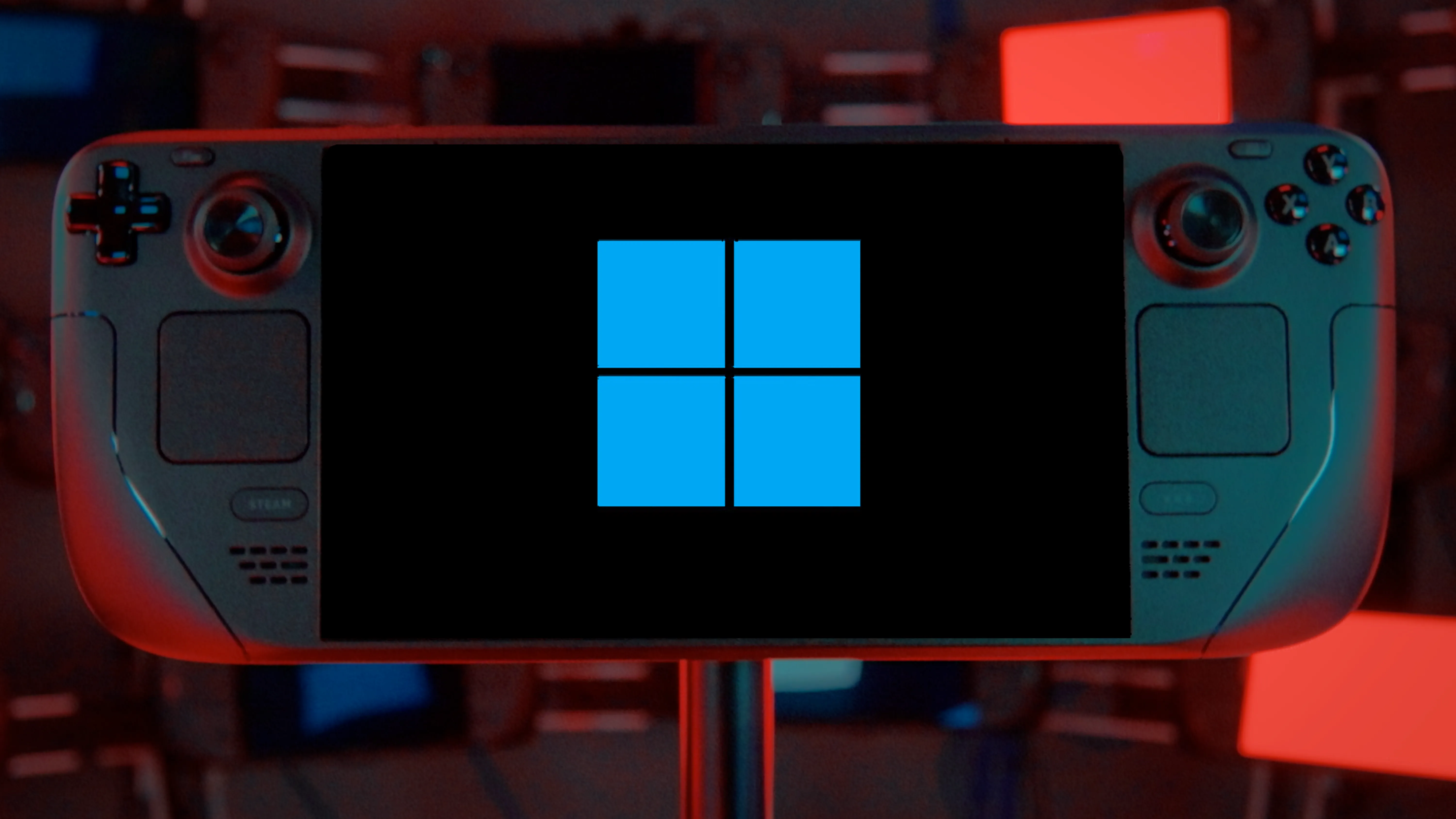 Steam Deck OLED đang khởi động Windows 11