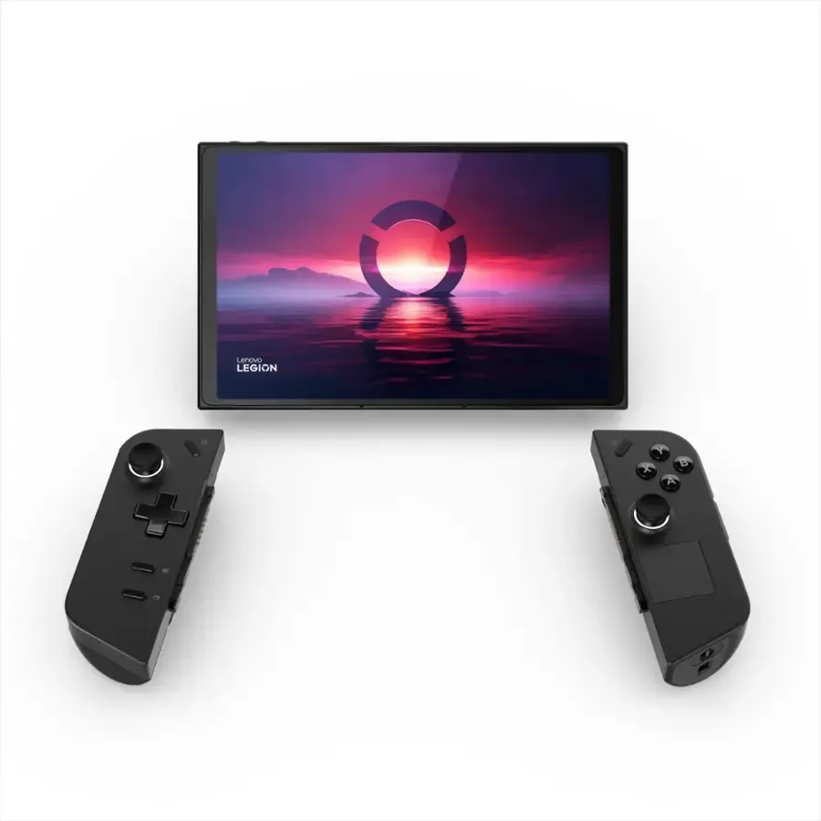 Thiết bị chơi game cầm tay Lenovo Legion Go, minh họa sản phẩm được đề cập trong bài viết về setup game retro