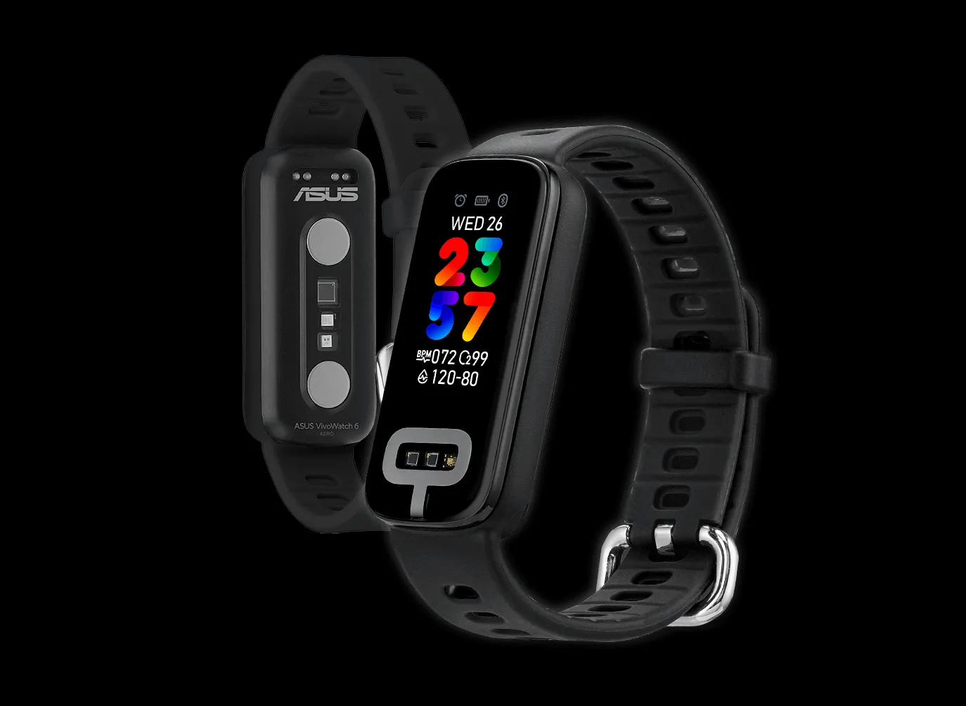 Thiết kế cạnh bên của vòng đeo tay thông minh ASUS VivoWatch 6 AERO