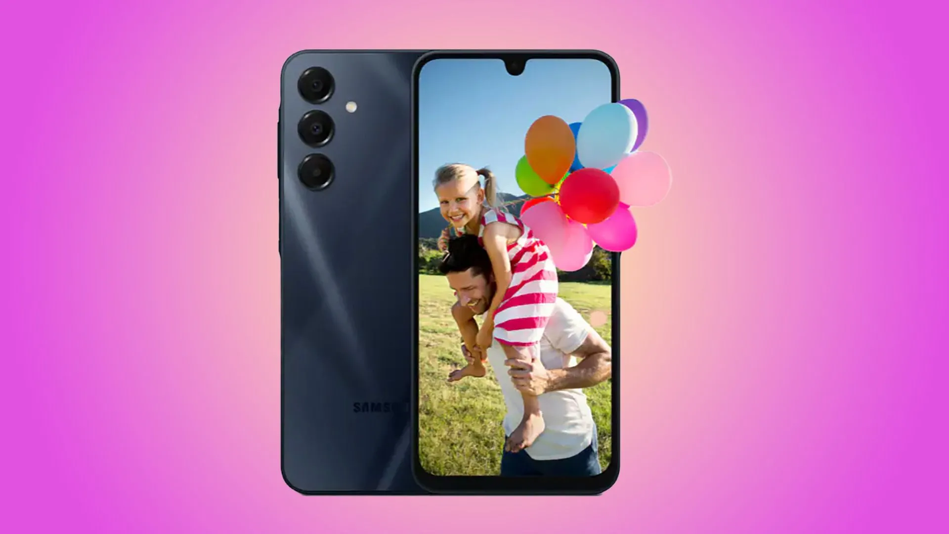 Thiết kế mặt sau của Samsung Galaxy A16 5G với cụm ba camera và logo Samsung