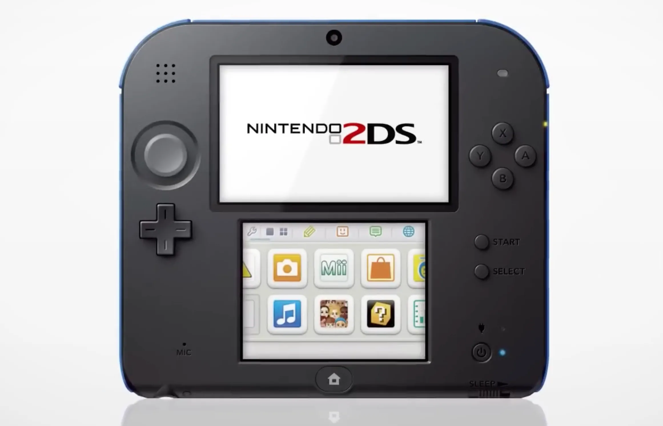 Thiết kế thanh ngang đặc trưng của Nintendo 2DS, phiên bản giá rẻ của 3DS